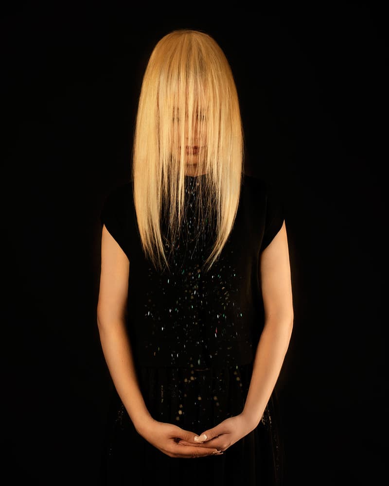 Enigmatic Blonde Portrait by Livia Corcoveanu — canvas wall art