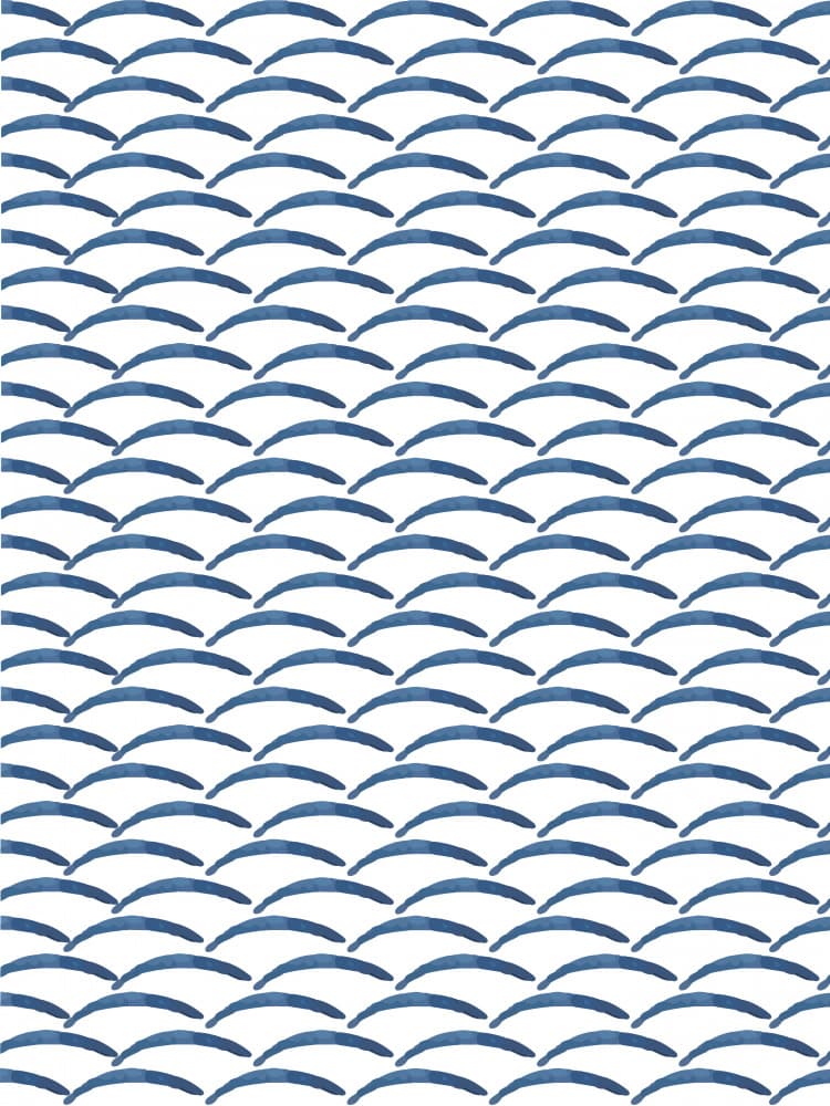 Gentle Blue Waves by Elizabeth C — canvas wall art
