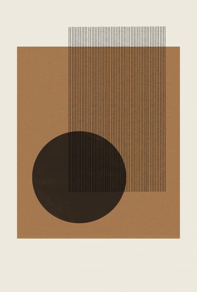 Geometric Harmony by THE MIUUS STUDIO — canvas wall art
