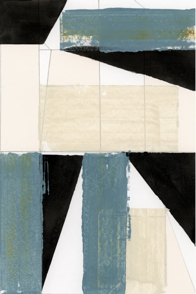 Geometric Abstract Blocks by cartissi — canvas wall art