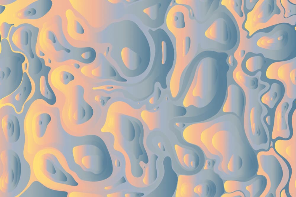 Ethereal Liquid Shapes by Sue Skellern — canvas wall art