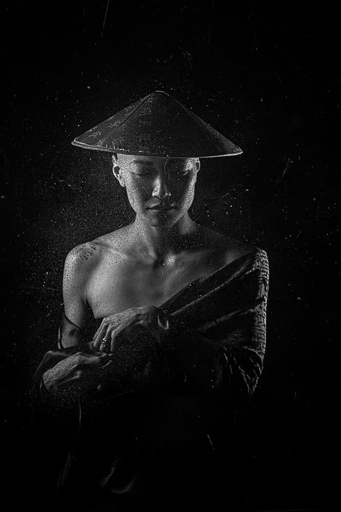 Mysterious Rain Hat by MAZAL TOV MATTY OZERI — canvas wall art