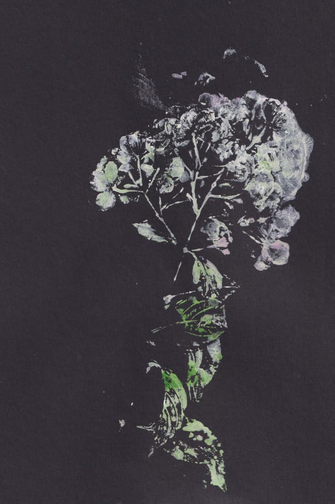 Moody Floral Impression by Maira Ribena — canvas wall art