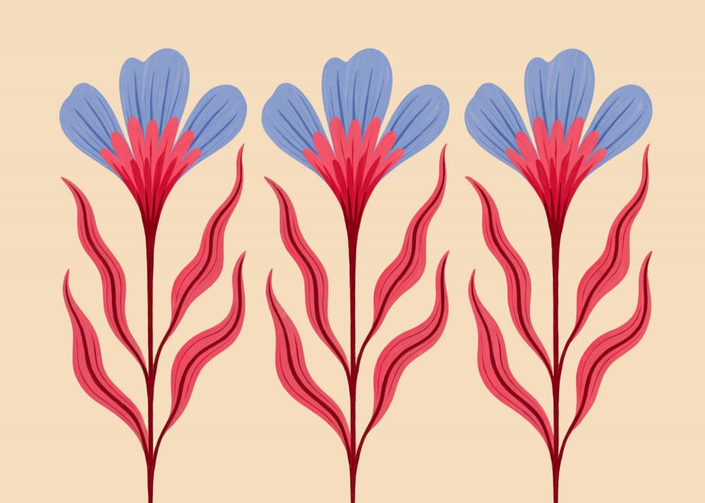 Elegant Stylized Flowers