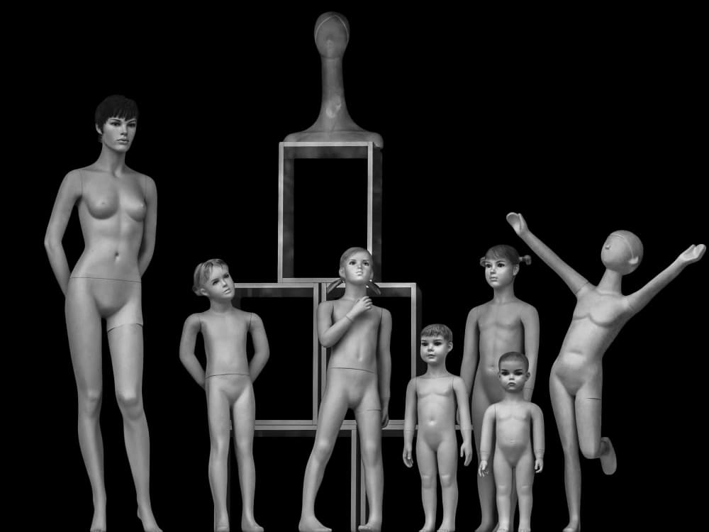 Mannequin Display Group by Rui Correia — canvas wall art