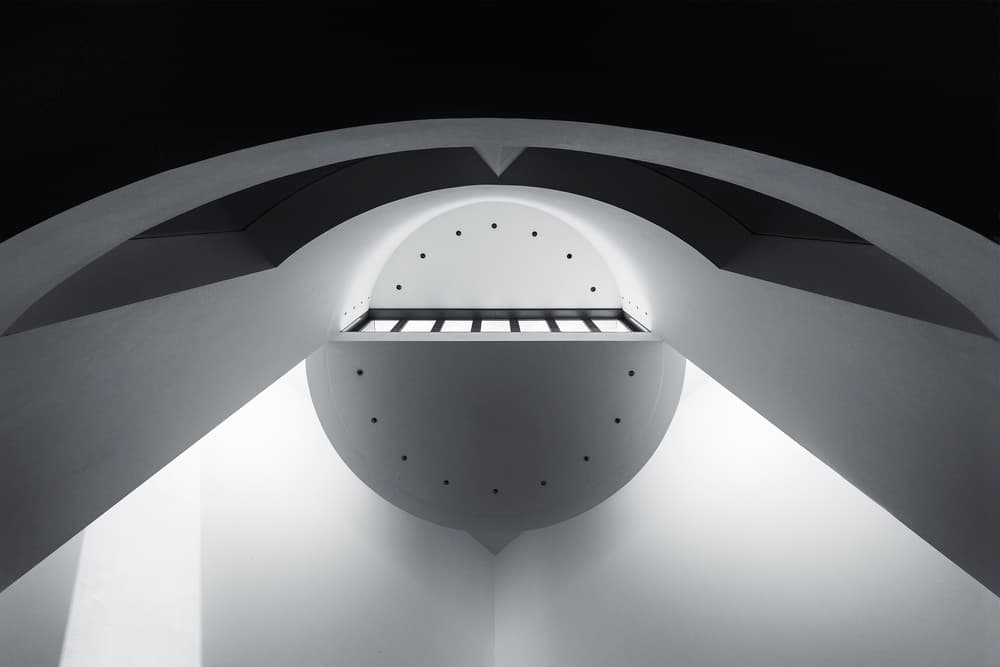 Minimalist Dome Interior by Gerard Jonkman — canvas wall art