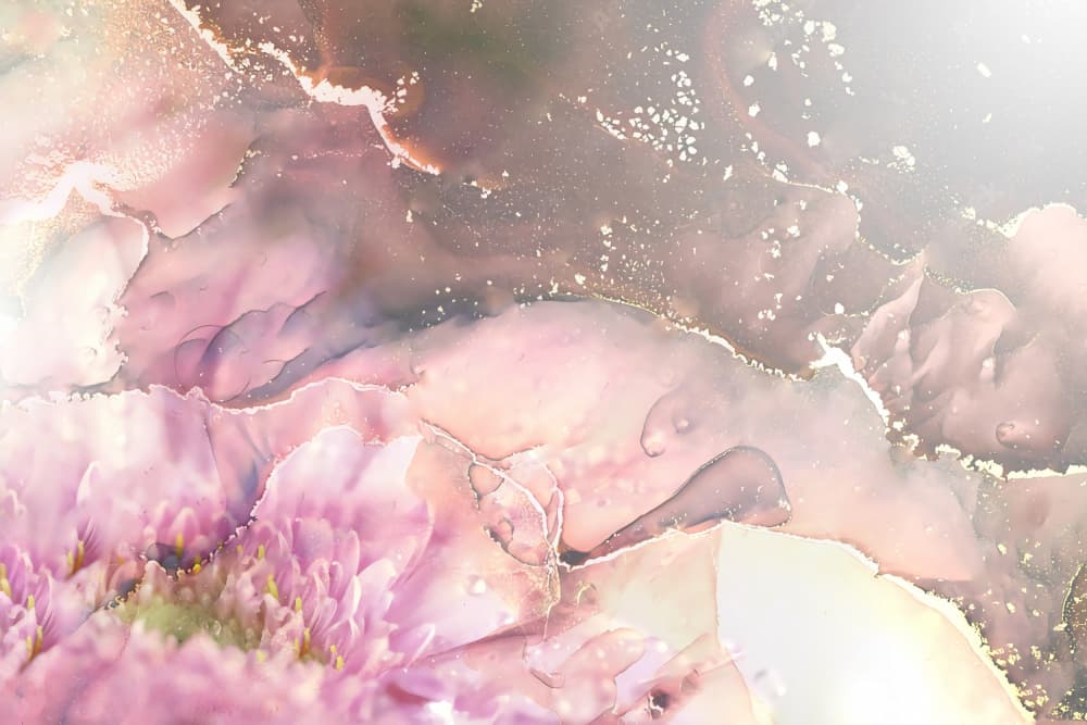 Dreamy Rose Gold Bloom by Rafal Kulik — canvas wall art
