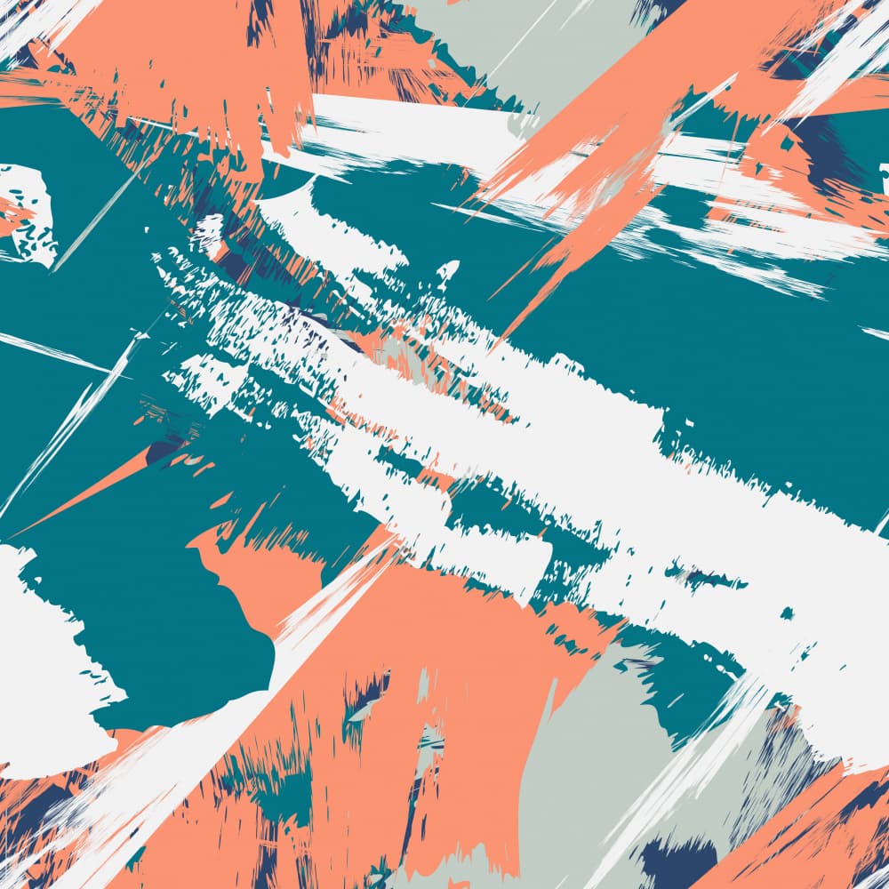 Dynamic Abstract Strokes by Marika Barsrsind — canvas wall art