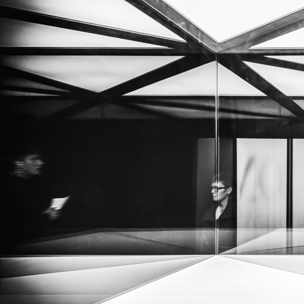 Geometric Reflections by Luc Vangindertael (laGrange) — canvas wall art