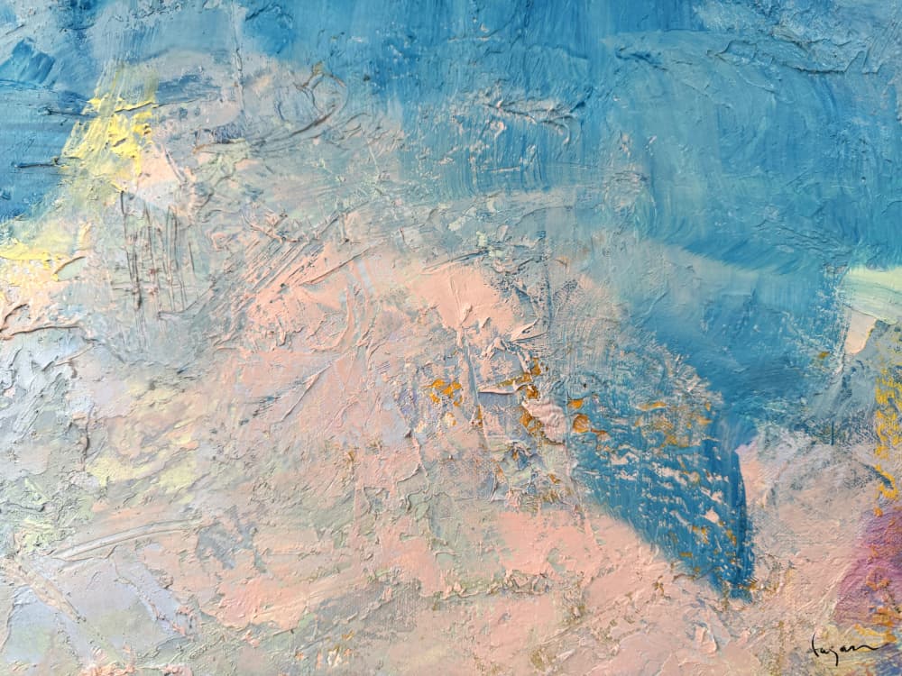 Ethereal Blue Horizons by Dorothy Fagan — canvas wall art