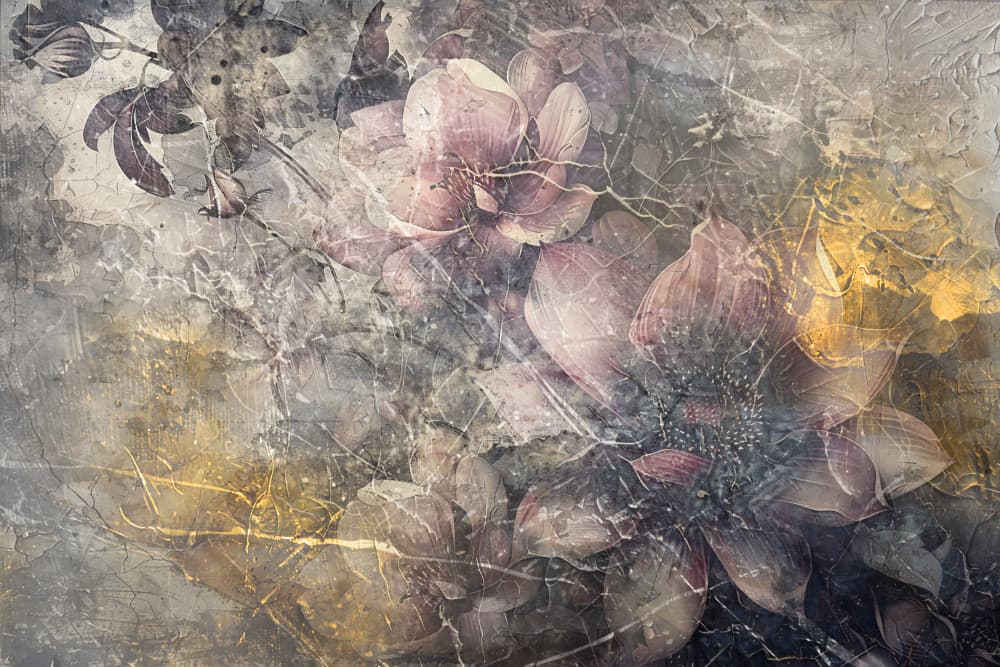 Vintage Floral Texture by Rafal Kulik — canvas wall art