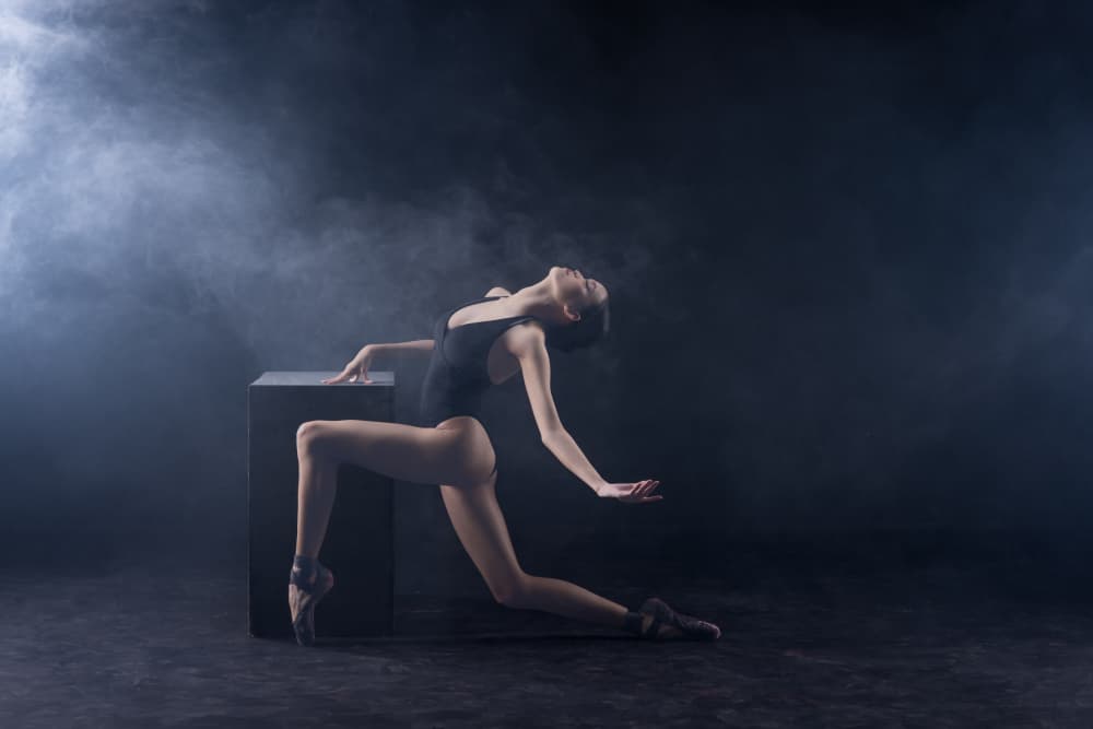 Graceful Ballet Pose by Lisdiyanto Suhardjo — canvas wall art