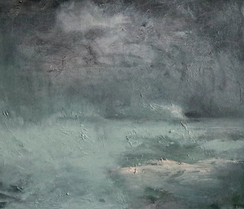 Misty Ocean Depths by JMF FINE ART — canvas wall art