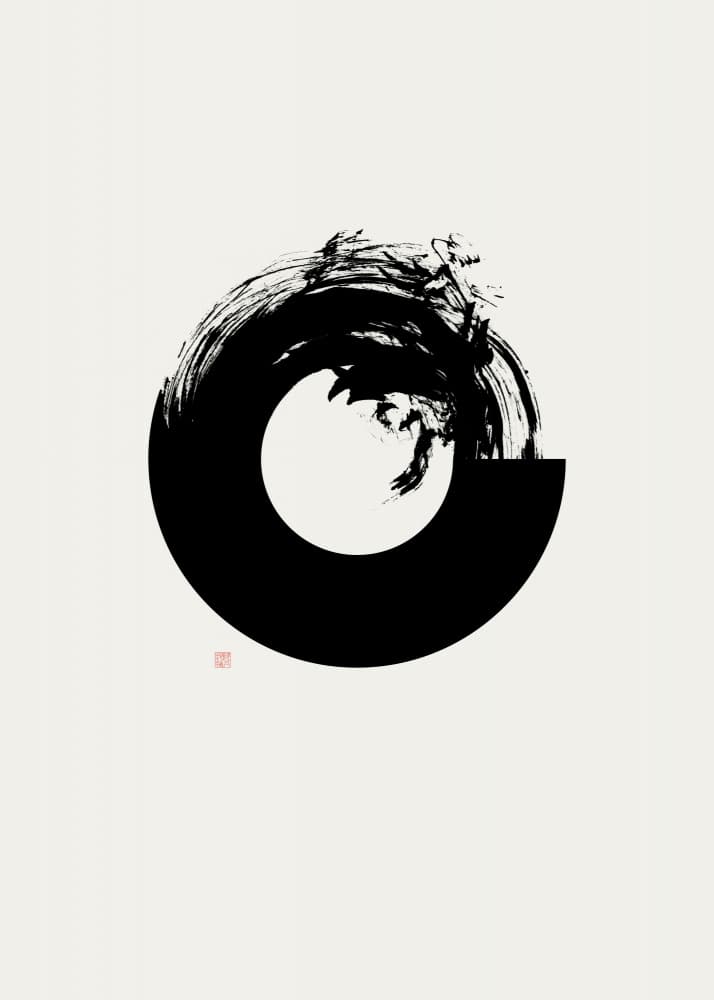 Zen Ensō Ink Circle