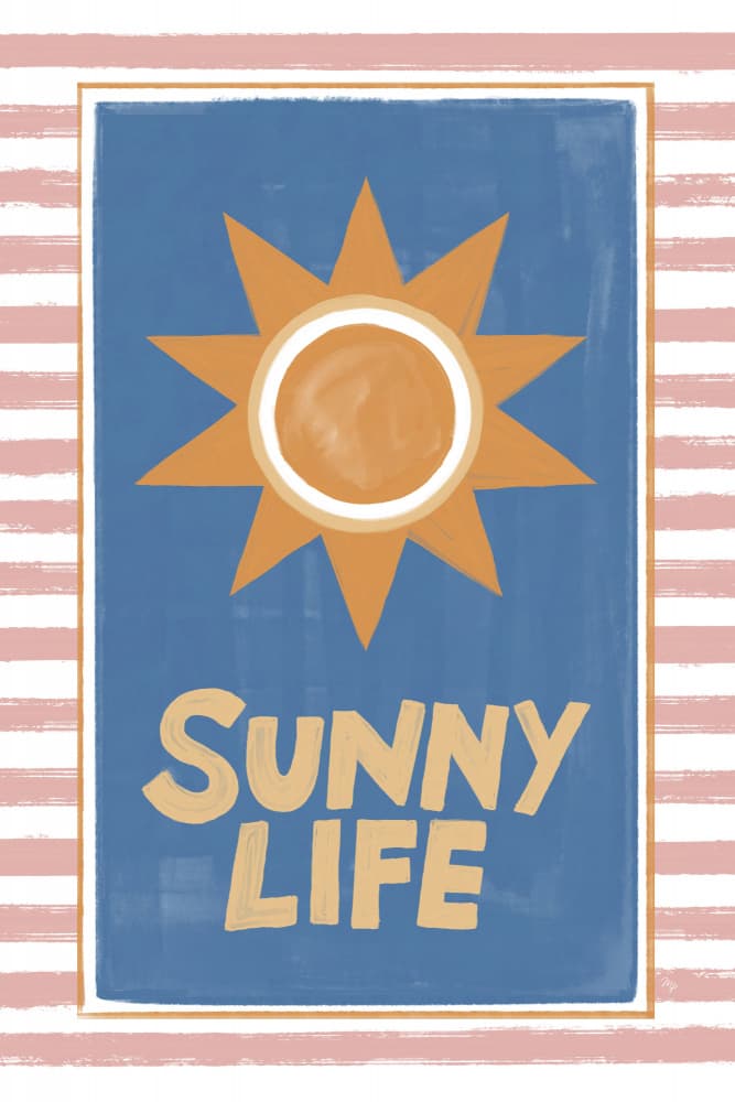 Sunny Life by Martina — canvas wall art