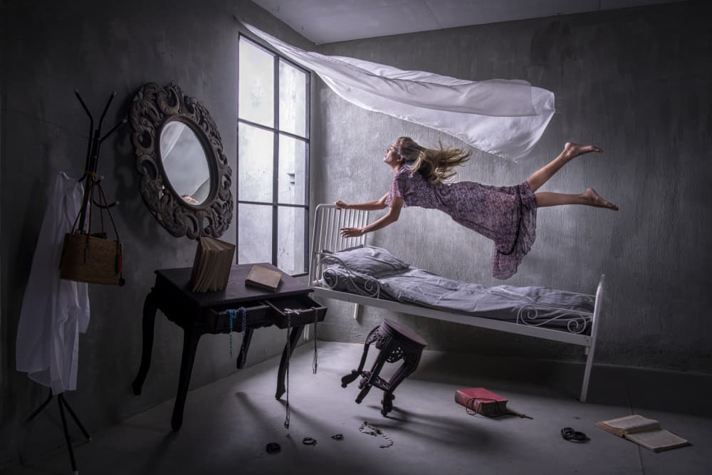 Dreamlike Levitation by Ajar Setiadi — canvas wall art