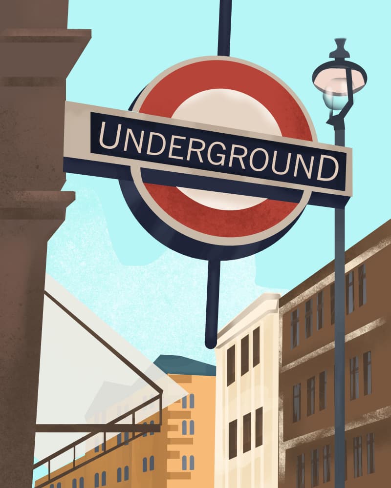 London 2 by Petra Lizde — canvas wall art
