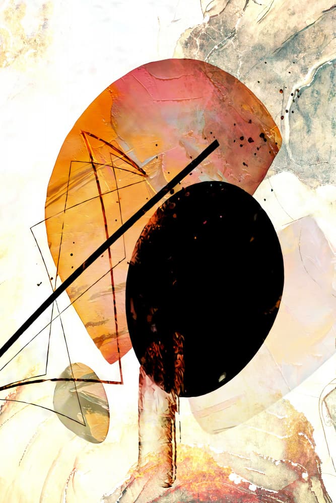 Modern Abstract Forms by Rafal Kulik — canvas wall art