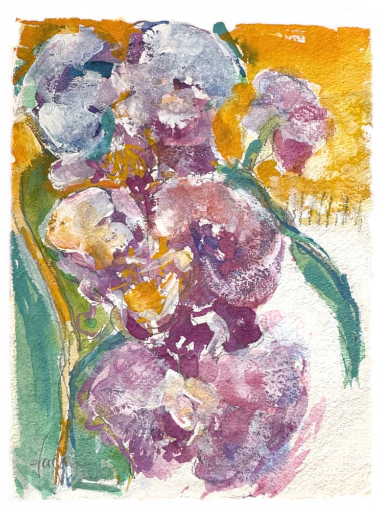 Orchid passion by Dorothy Fagan — canvas wall art