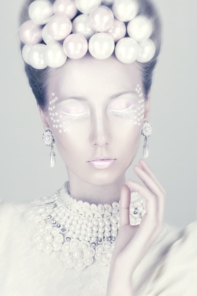 Winter Pearl Queen by marinastudio — canvas wall art