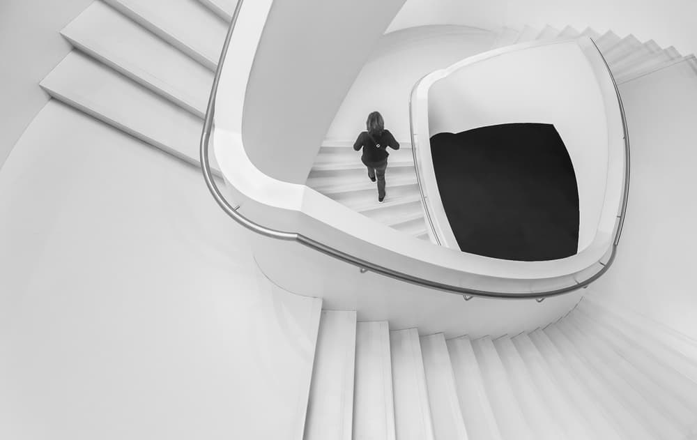 Upward Spiral Journey by Roelof de Hoog — canvas wall art