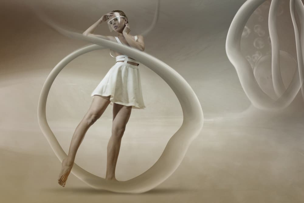 Graceful Futuristic Vision by Christine von Diepenbroek — canvas wall art