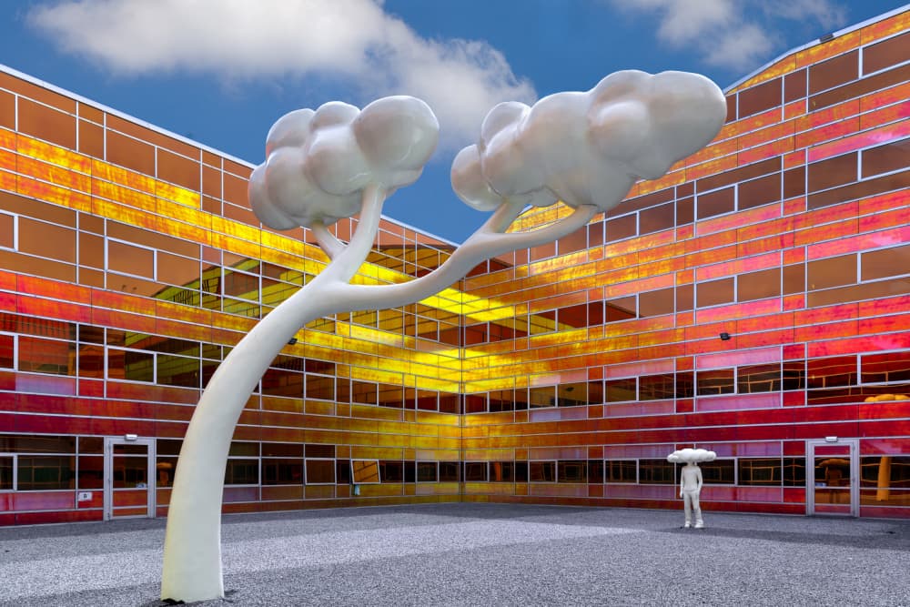 Clouds in- and outside by Theo Luycx — canvas wall art
