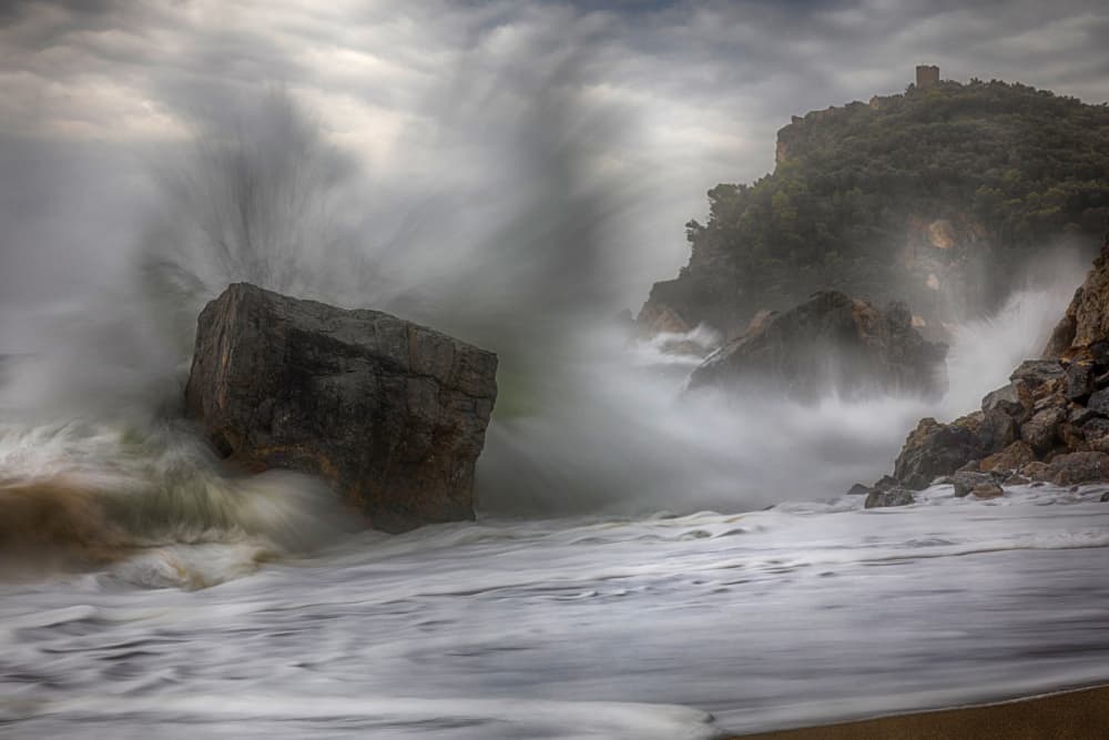 Wild Coast Storm by Paolo Bolla — canvas wall art