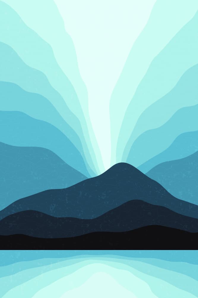 Serene Mountain Reflection by jay stanley — canvas wall art