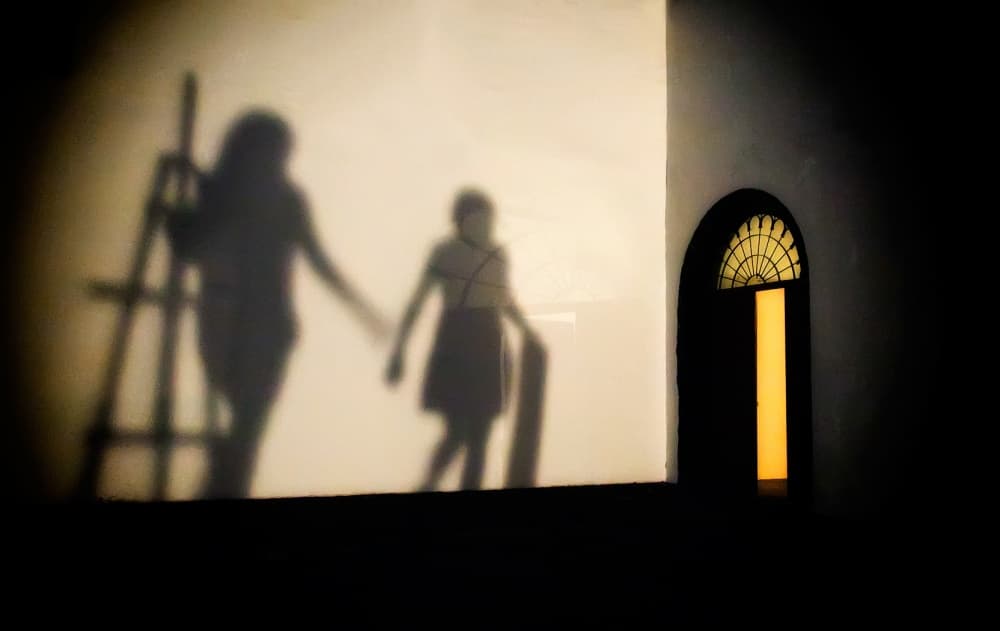 Shadow Figures and Light by Dominic Dähncke — canvas wall art
