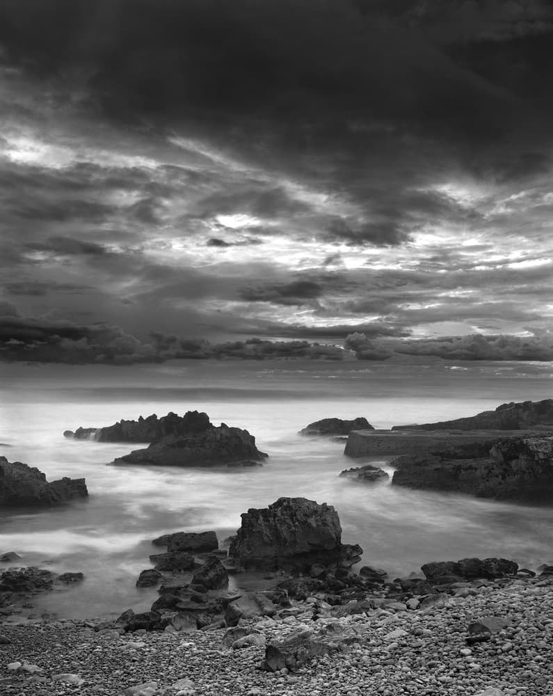 Dramatic Coastal Serenity by Nana Sousa Dias — canvas wall art