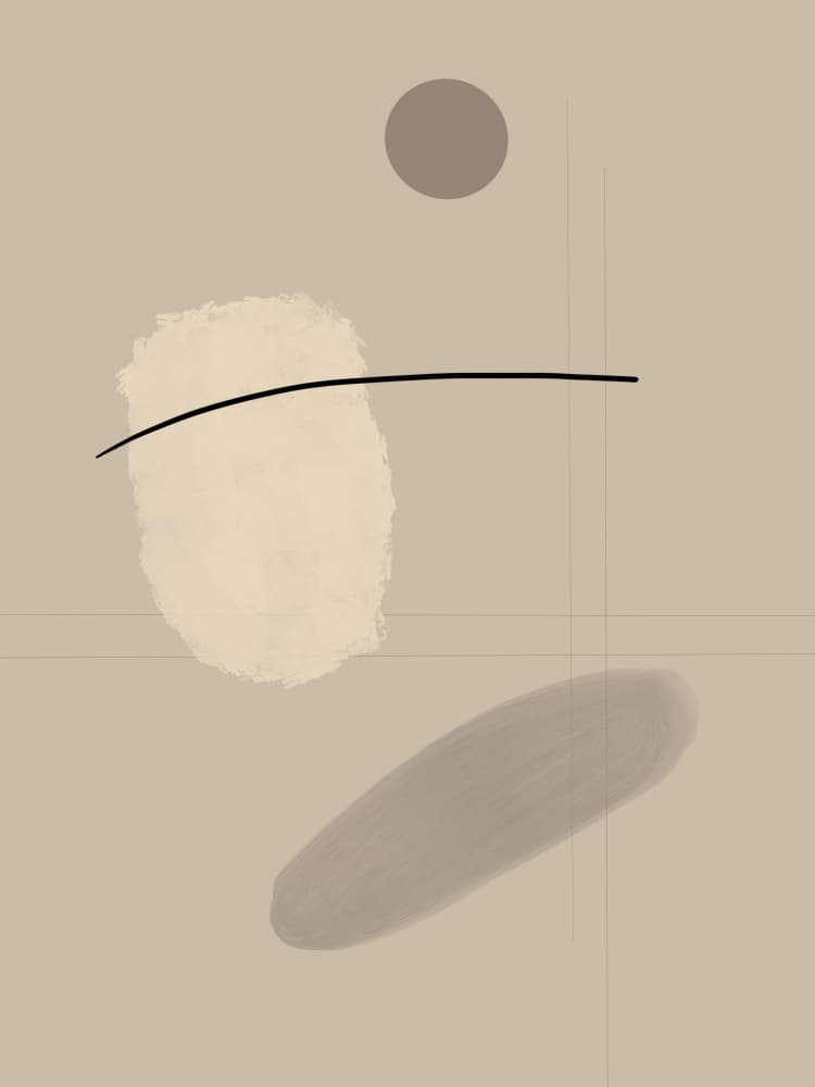 Modern Abstract Shapes by Studio Palette — canvas wall art