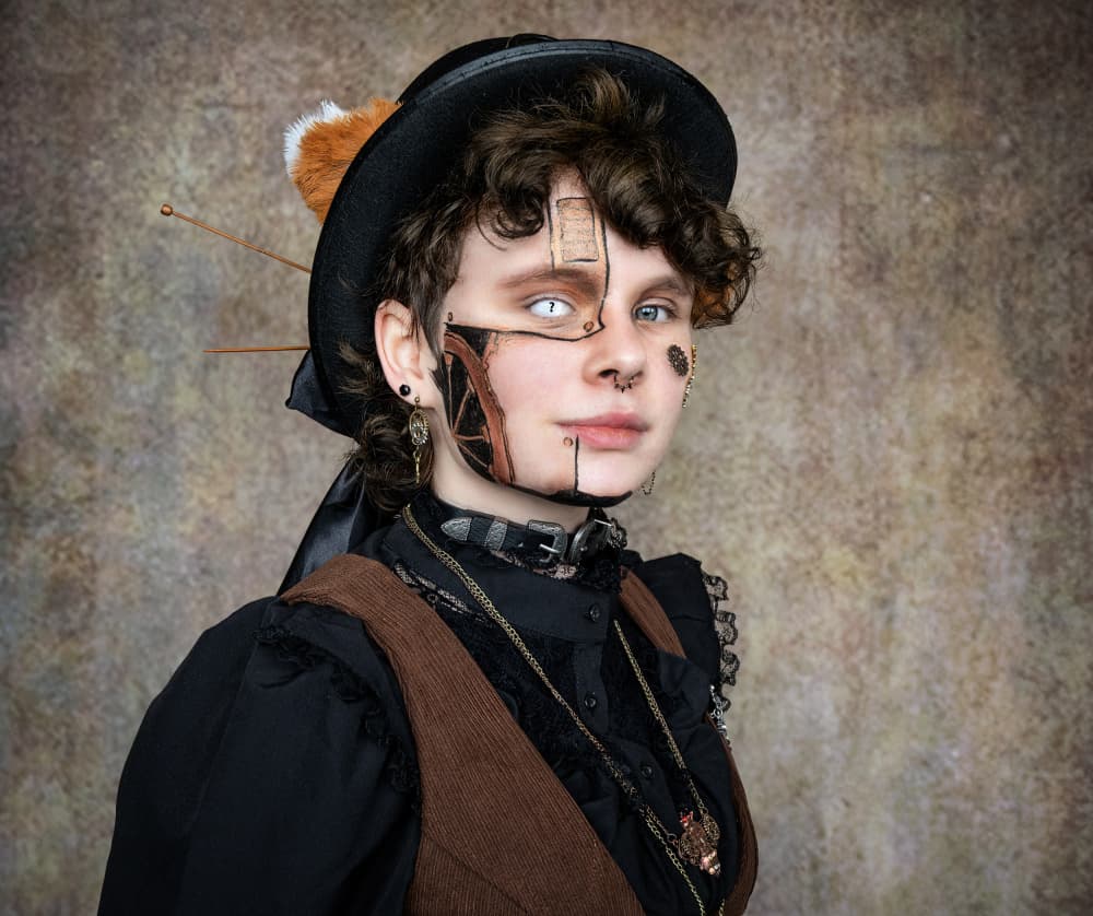Steampunk Fantasy Portrait by Daniel Springgay — canvas wall art