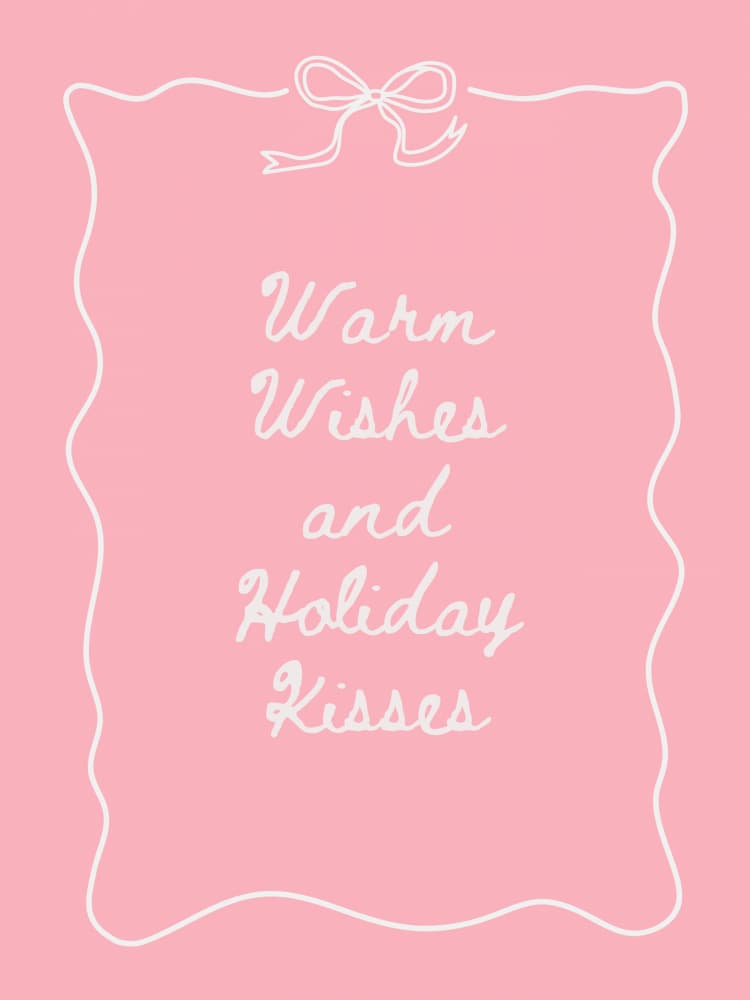 Warm Holiday Wishes by Jolly and Dash — canvas wall art