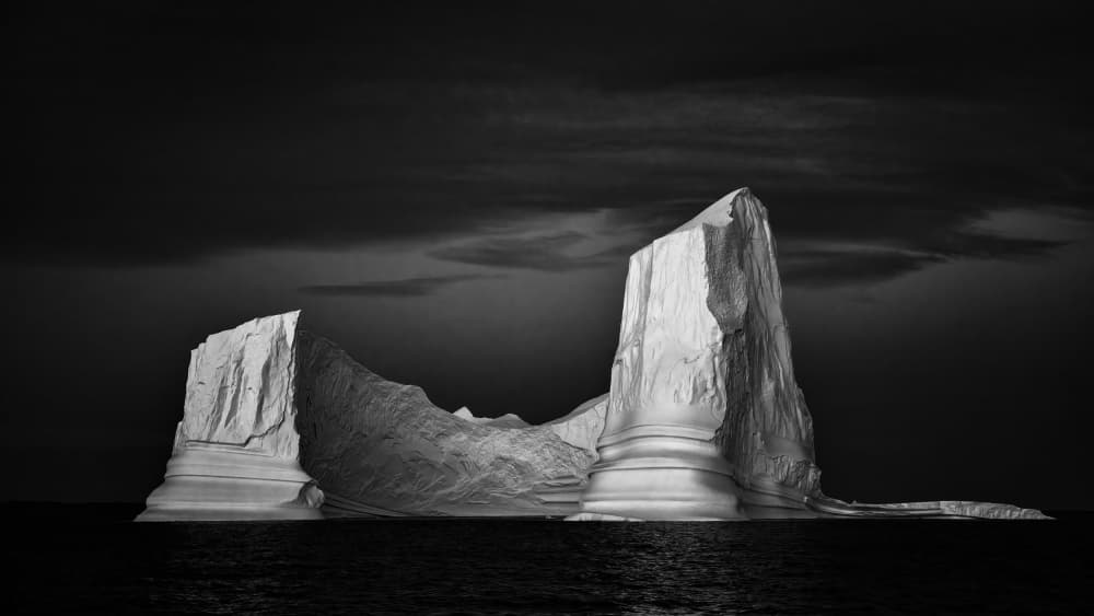 Dramatic Arctic Iceberg by Gerald Macua — canvas wall art