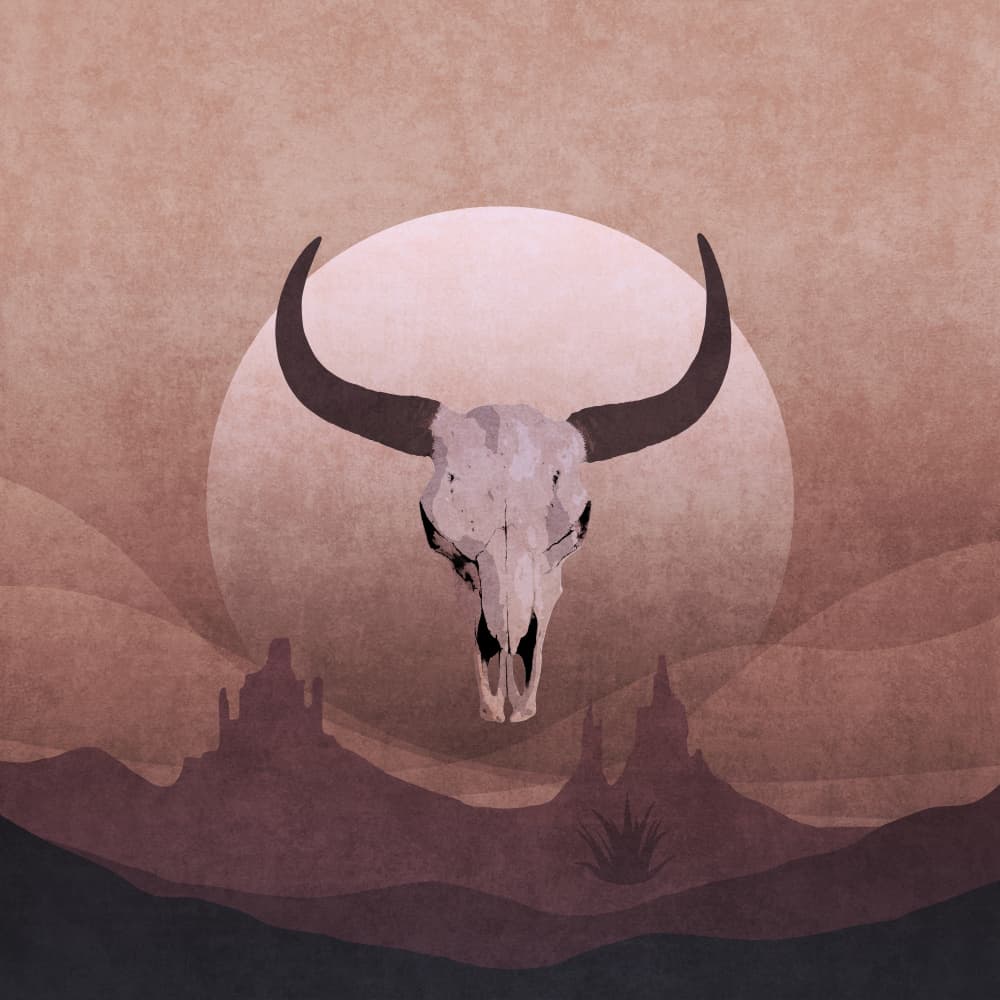 Desert Moonrise by Emel Tunaboylu — canvas wall art