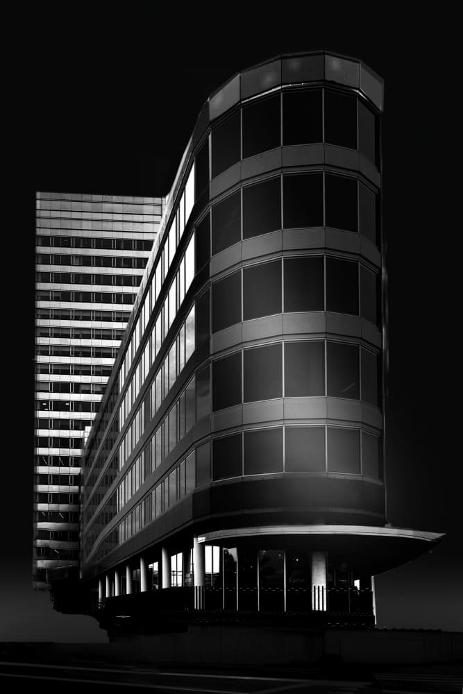 Dramatic Urban Architecture by Henk Langerak — canvas wall art