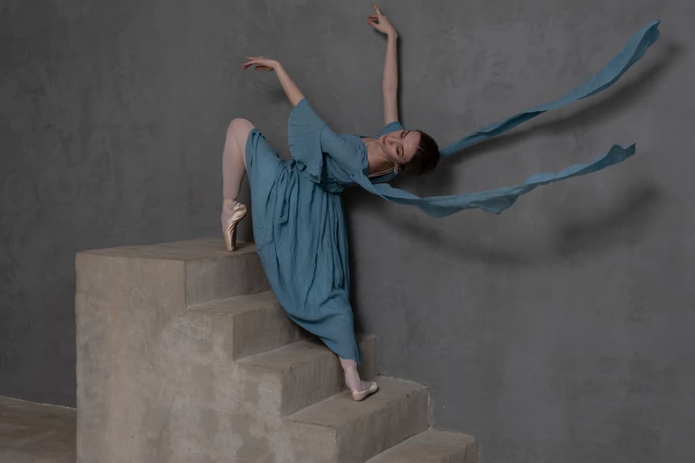 Graceful Ballet Movement by Gila Koller — canvas wall art