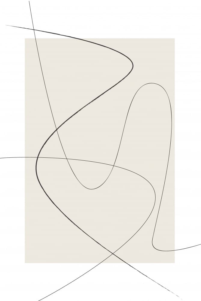 Flowing Abstract Lines by Oju Design — canvas wall art