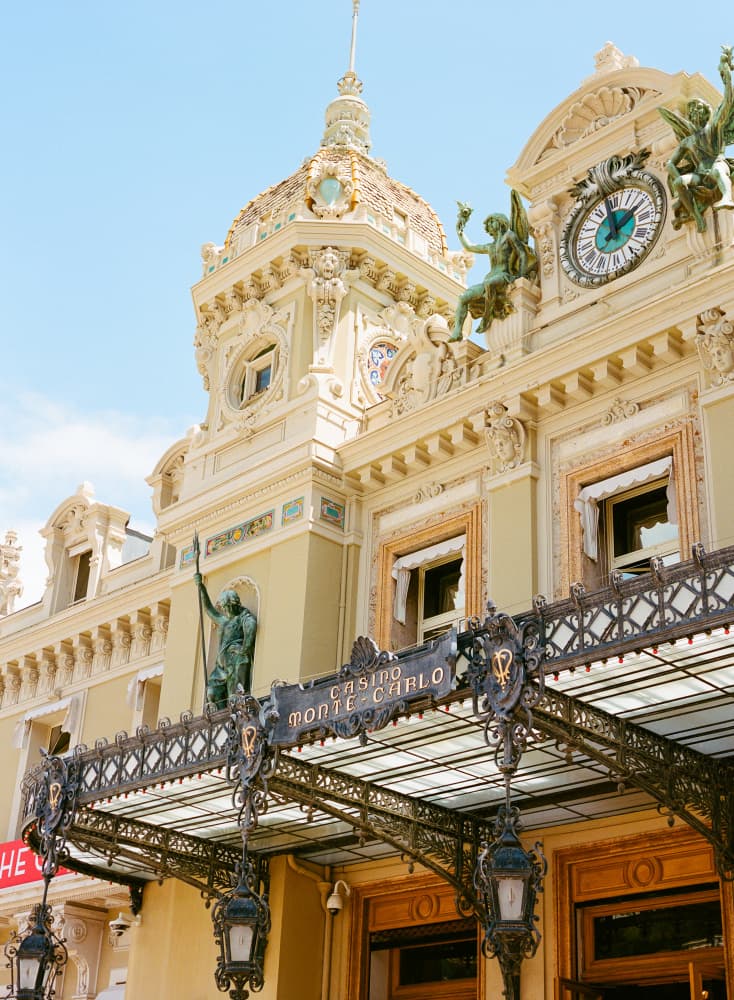 Monte Carlo Casino Facade by Bethany Young — canvas wall art