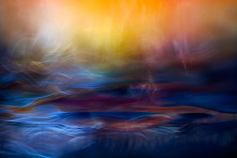 Vibrant Abstract Waves by Willy Marthinussen — canvas wall art