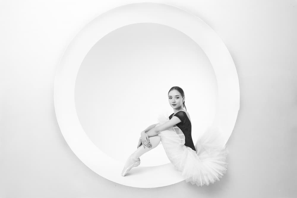 Elegant Ballerina Moment by Alexandr — canvas wall art