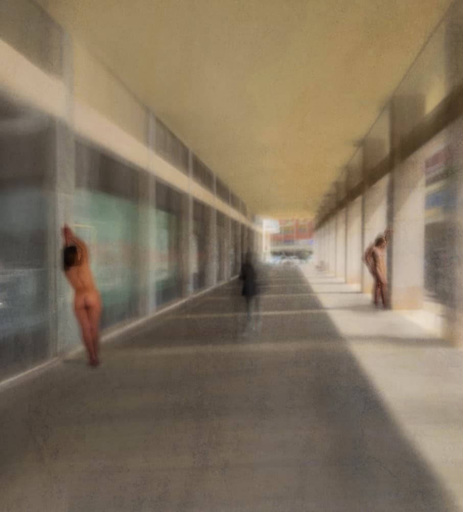 Modern Urban Nudes by Colin Dixon — canvas wall art