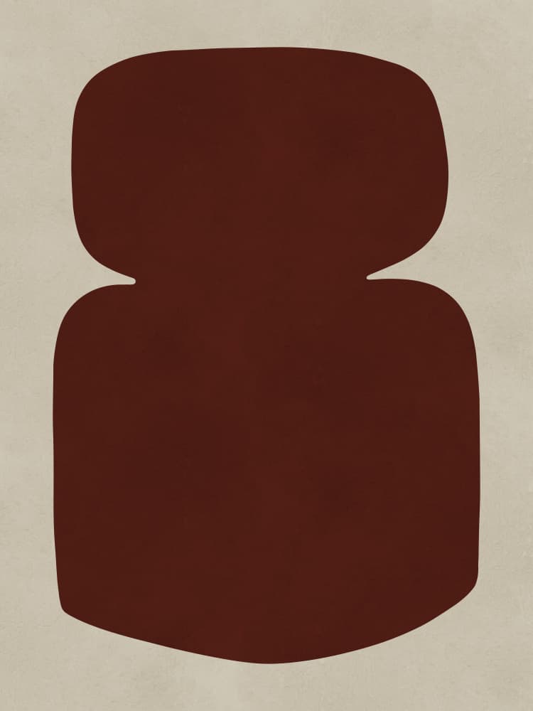 Modern Organic Shape by Vitor Costa — canvas wall art