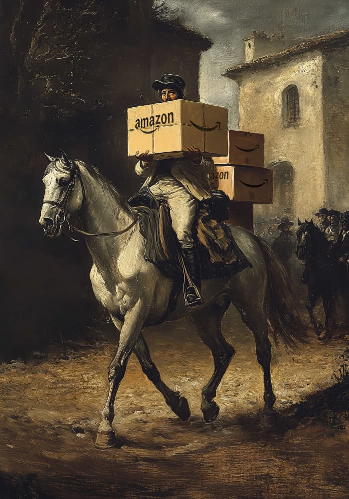 Fast Delivery by Dikhotomy — canvas wall art