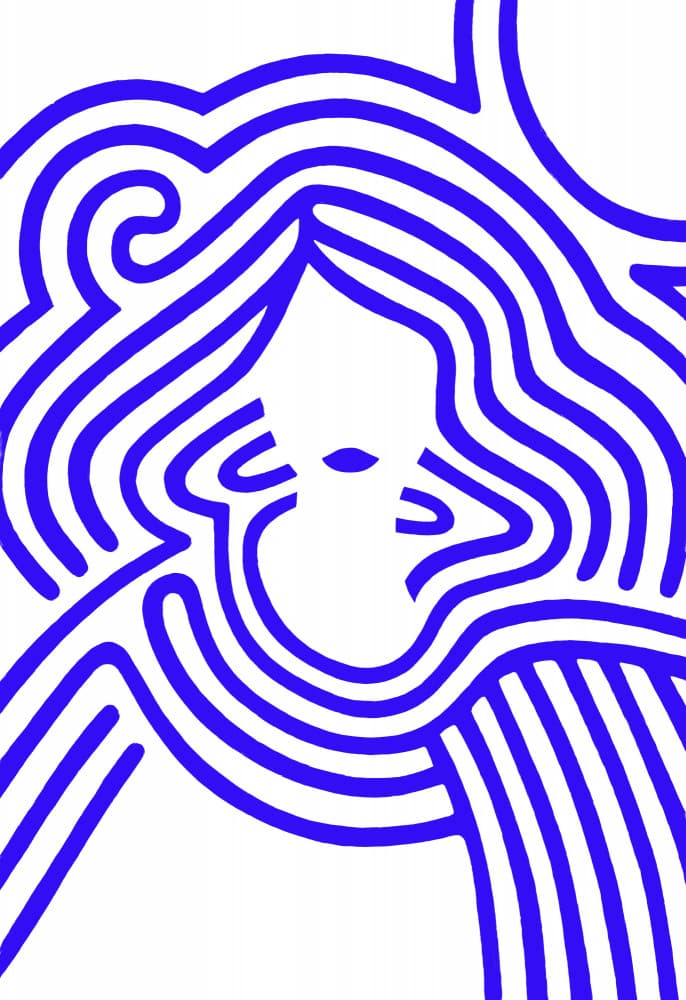 Striking Woman Portrait by Rosana Laiz Blursbyai — canvas wall art