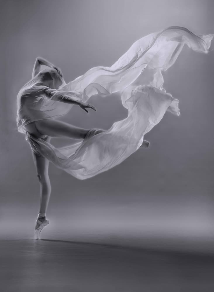 Ethereal Ballet Dancer by Agus Adriana — canvas wall art