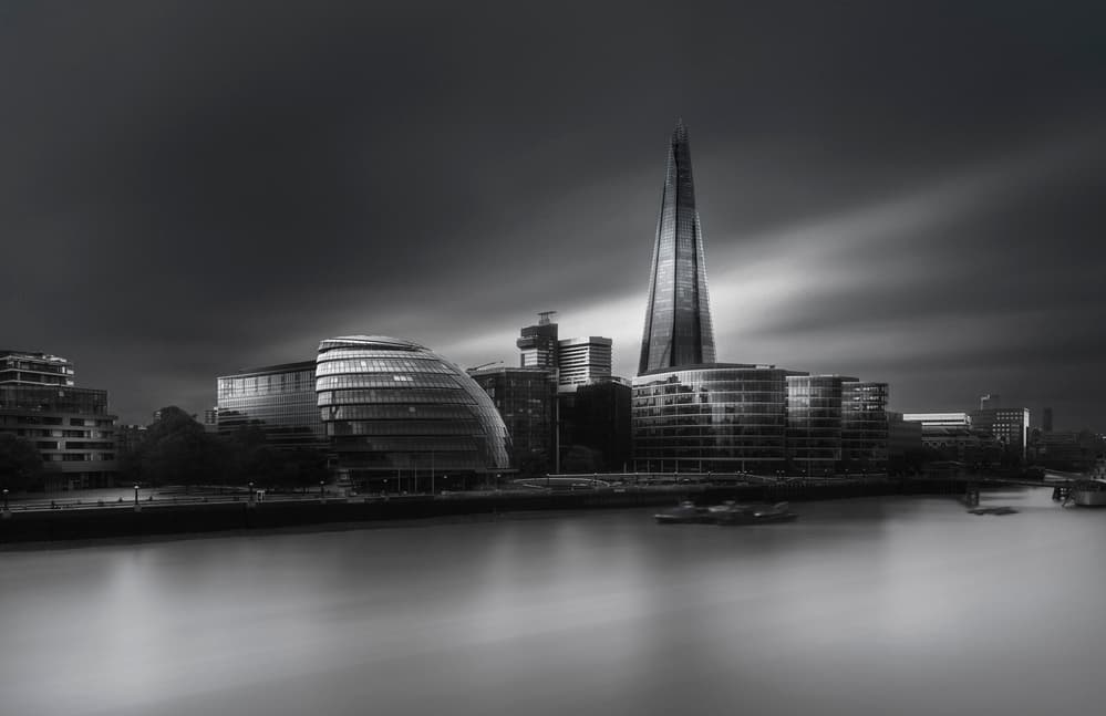 London Shard City Hall by Ahmed Thabet — canvas wall art