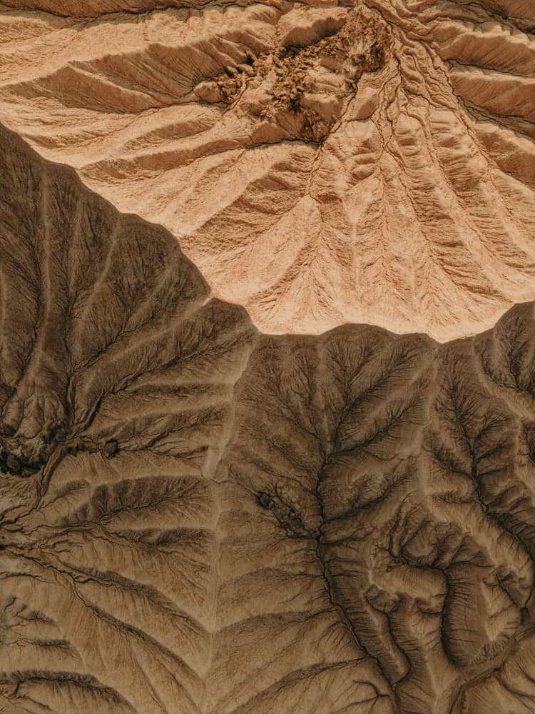 Sculpted Desert Landscape by Javier Pardina — canvas wall art