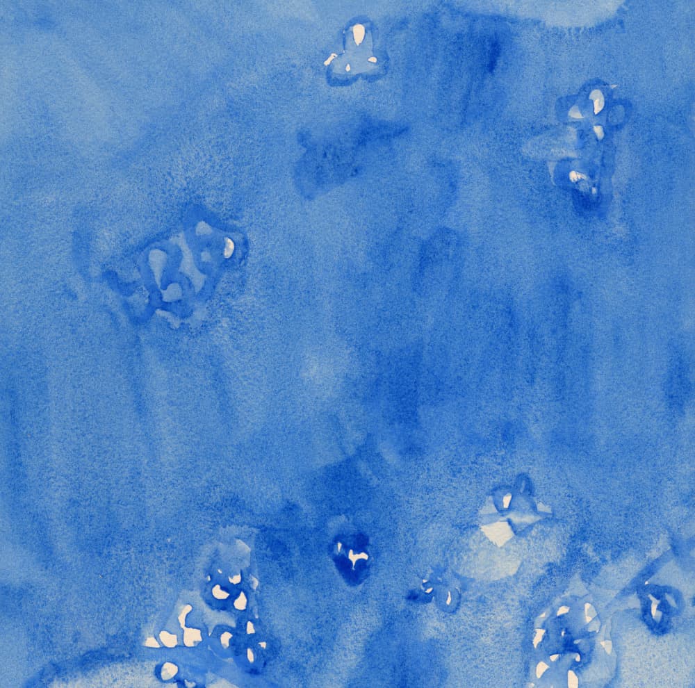 Serene Blue Abstraction by Janel Bragg — canvas wall art